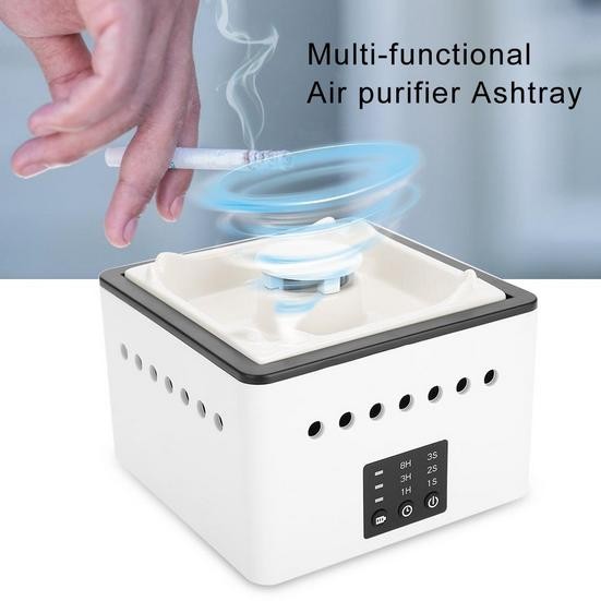 PROMO Asbak Air Purifier PM2 Penyedot Asap Rokok dengan Colokan USB