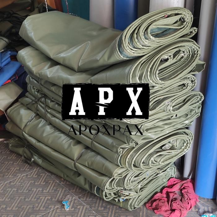 terpal kain CV Jeep/Tentara ukuran 4x6