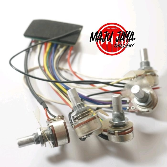 PREAMP PICKUP BASS IBANEZ BEQ EQUALIZER 3 BAND SEYMOUR DUNCAN FISHMAN