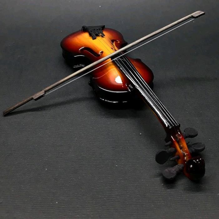 PAJANGAN ALAT MUSIK BIOLA MINIATUR