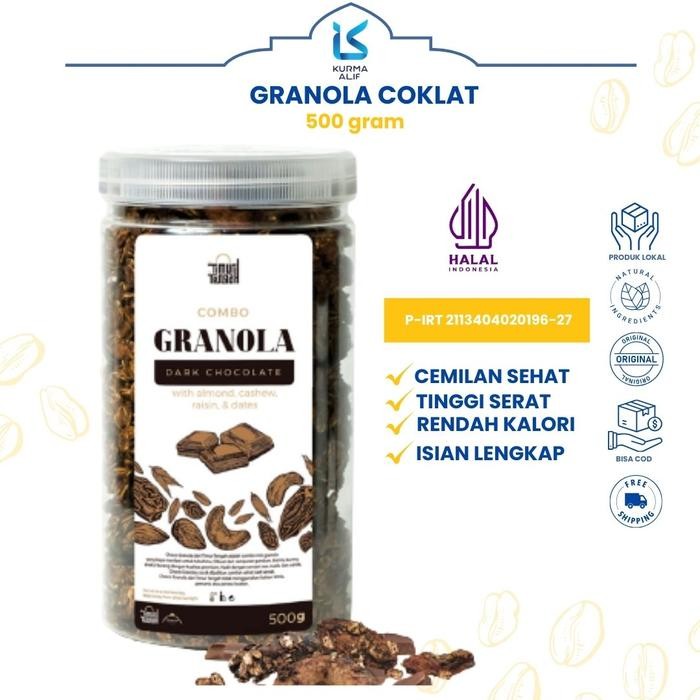 

Granola Berry Kemasan Toples 500 Gr Timur Tengah Oatmeal