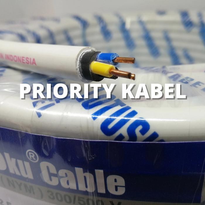 Kabel Listrik Kawat LOTUSku NYM 3x2,5 3x2.5 50 Yard (50Y)
