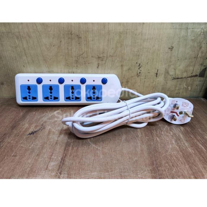 Stop kontak steker kaki3 extension cable universal stop kontak travel