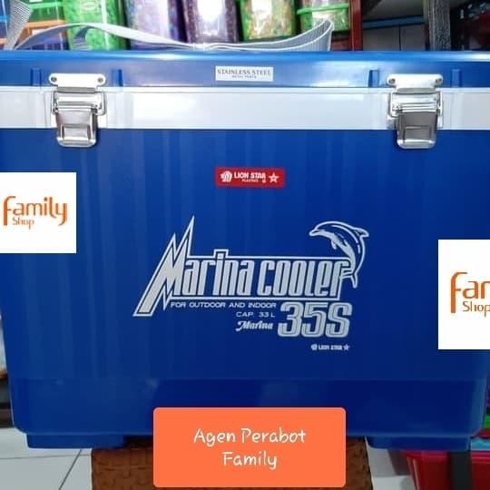 Marina Cooler Box / Tempat Penyimpan Es 35L Lion Star / Boks Es Batu