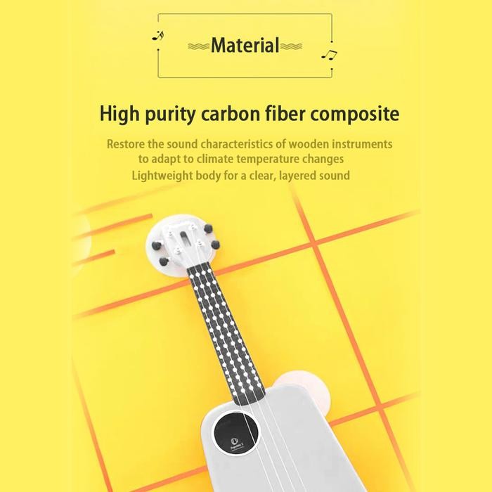 POPULELE 2 SMART UKULELE 4 Strings - Guitar Mini - Gitarlele