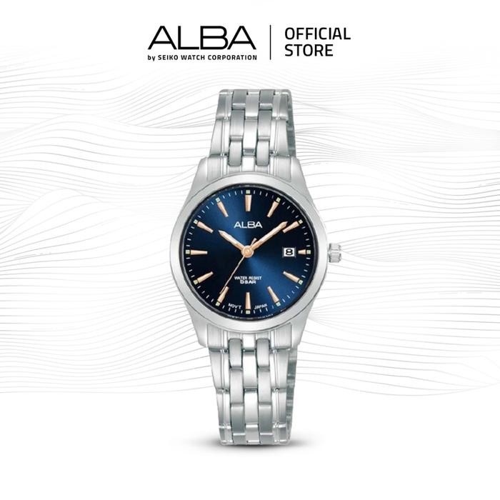 Jam Tangan Wanita Silver Stainless Alba AH7BN1 Quartz Analog AH7BN1X1