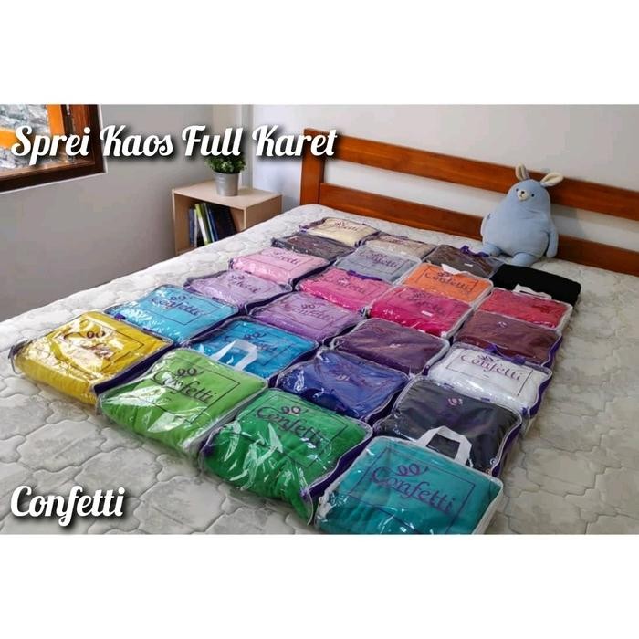 Sprei Kaos Confetti (Sprei Saja)