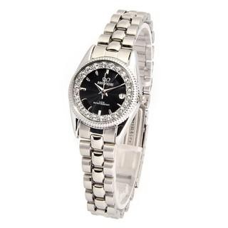 Mirage Watch - Jam Tangan Wanita Mirage Permata Silver Rx 1580 L Ber Stainless Kaca Watches