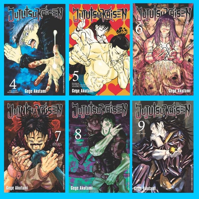 Seri Komik Jujutsu Kaisen 0 1 2 3 4 5 6 7 8 9 10 11 12 - Original
