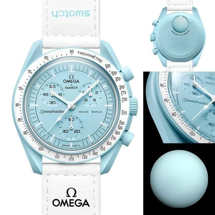 Jam Tangan Omega X Swatch Unisexmission to uranus jam mewah