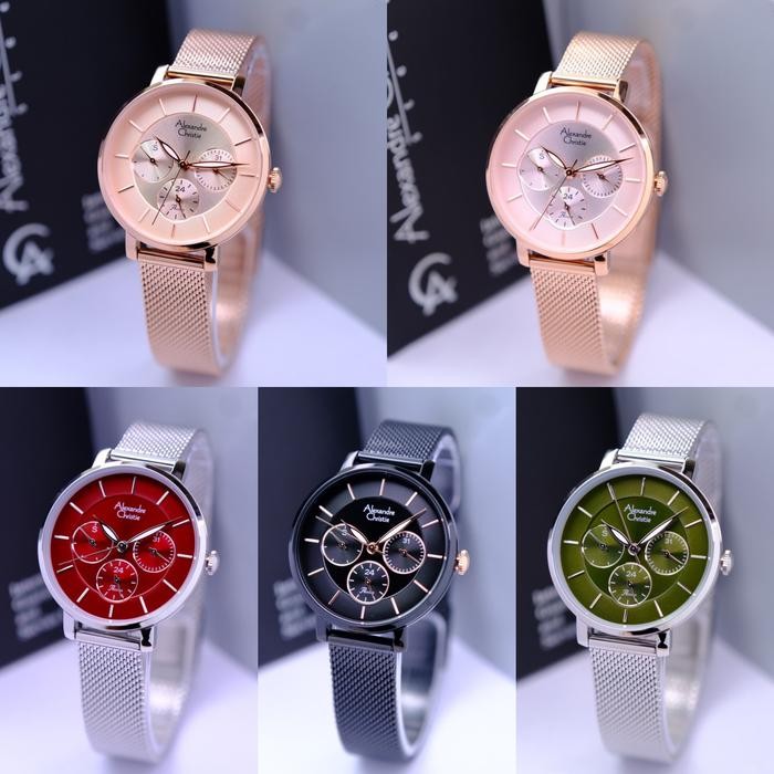 JAM TANGAN WANITA ALEXANDRE CHRISTIE AC 2870 AC2870 ROSEGOLD