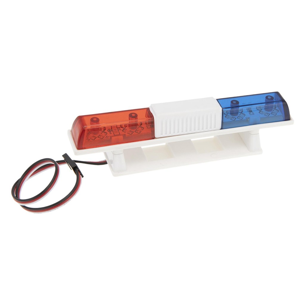 1:10 Scale Rc Car Police Led Lights Red And Blue Emergency Lights Crawler
