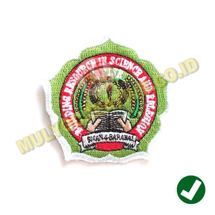 

Bordir Logo Sekolah - Bordir Bed Logo Sekolah Custom Murah PREMIUM