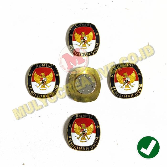 

Lencana Logo KPU Pin Komisi Pemilihan Umum Pengait Magnet PREMIUM