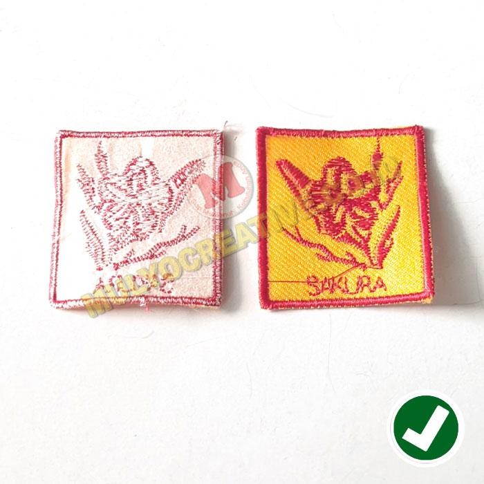 

Bordir Tanda Regu Sakura - Bordir Lambang Regu Pramuka PREMIUM