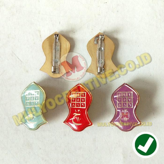 

Bros Terompah Nabi - Pin Huruf Arab Logam Kuningan PREMIUM
