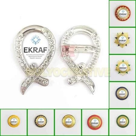 

Pin Kementerian Ekonomi Kreatif Model Premium Pin Bros Ekraf PREMIUM