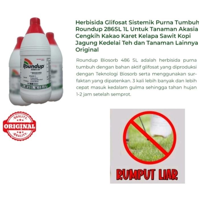 herbisida roundup 1 liter original