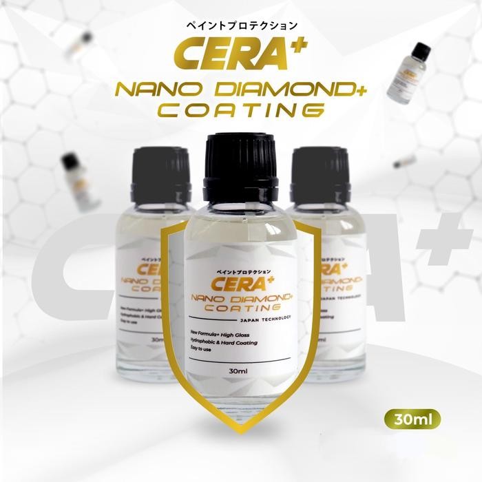 Ready Stock Cera+ Nano Diamond Coating Coating Bening Seperti Kaca 10H Coating Jepang Baret Car