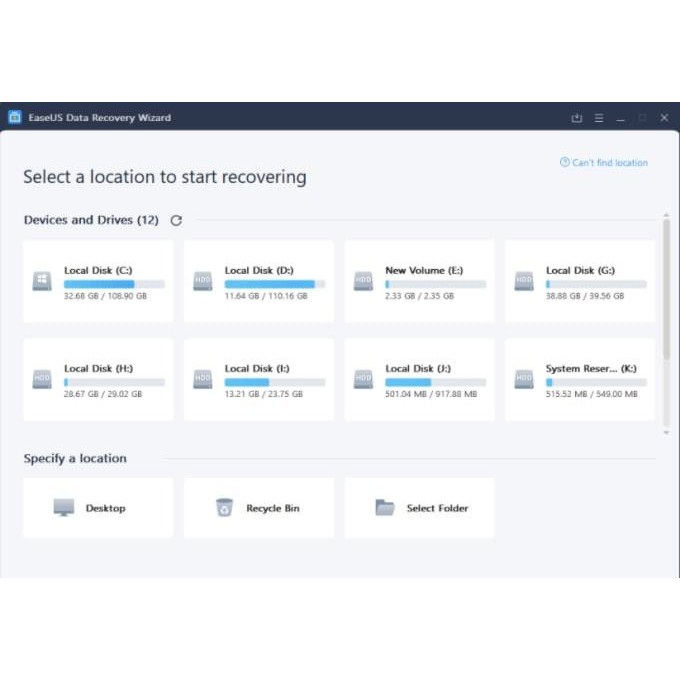 Recovery Data EaseUS Data Recovery hardisk, MMC, flashdisk masih ready