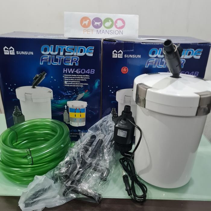 SUNSUN HW 604B EXTERNAL FILTER CANISTER FILTER AQUARIUM AQUASCAPE