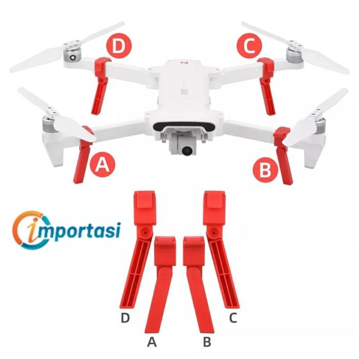 LANDING GEAR FIMI X8 SE 2020 2022 V.2 KAKI PENINGGI EXTENDED LEGS