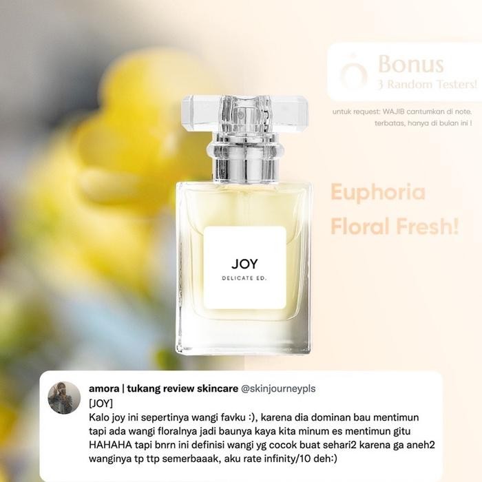 [Allthebest] NOKA PERFUME PARFUM NOKA BLOOM CREAME ROSE EIDEN PARFUM WANITA