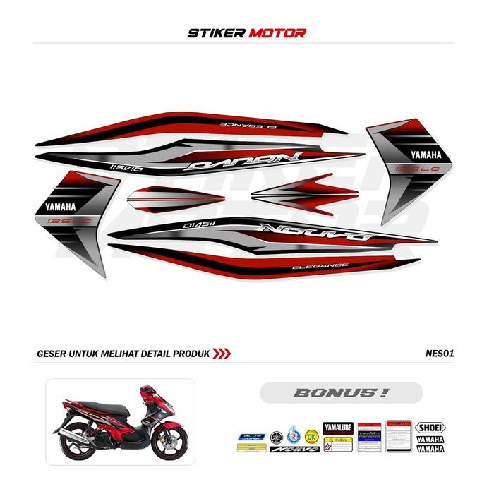 [Expert] STRIPING NOUVO ELEGANCE GRAFIS STICKER NOUVO LC NOUVO 135 NOUVO