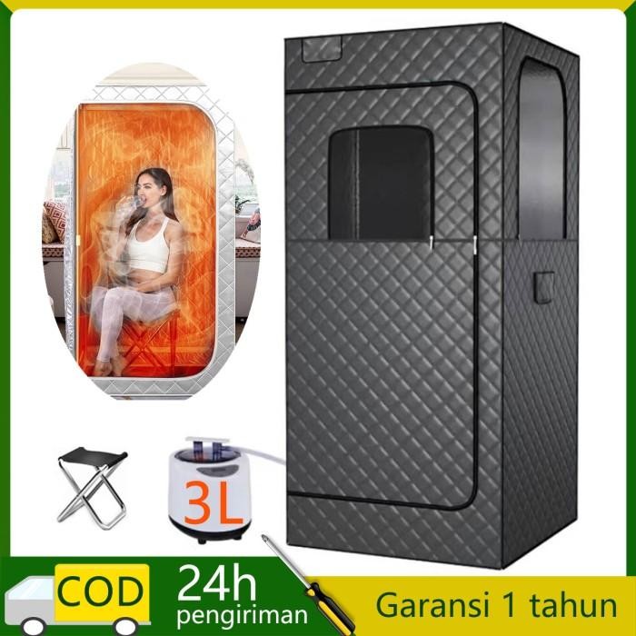 TERMURAH kotak sauna / Portable Steam Sauna Alat Pelangsing Tubuh / Alat Pelangsing Tubuh Alat Sauna