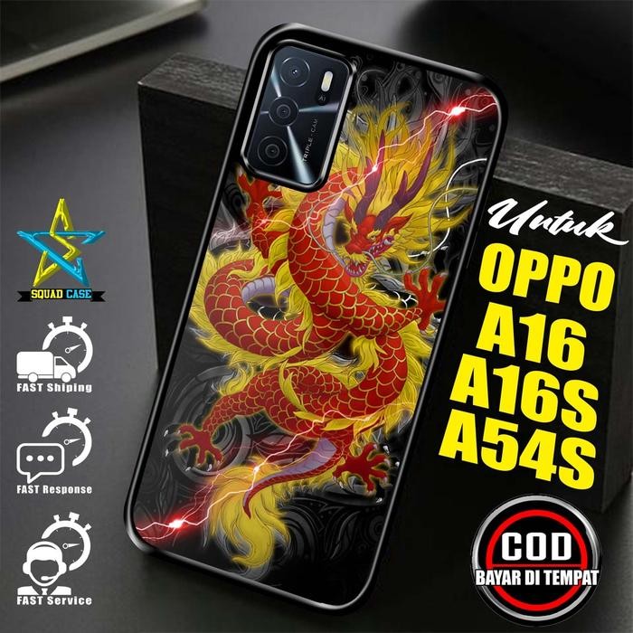 (Expert) Case Oppo A16 A16S A54S Casing terbaru Squad Case motif [NAGA] Case hp