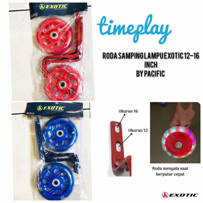 NEW RODA SAMPING RODA BANTU LAMPU NYALA SEPEDA ANAK UKURAN 12 16 INCH