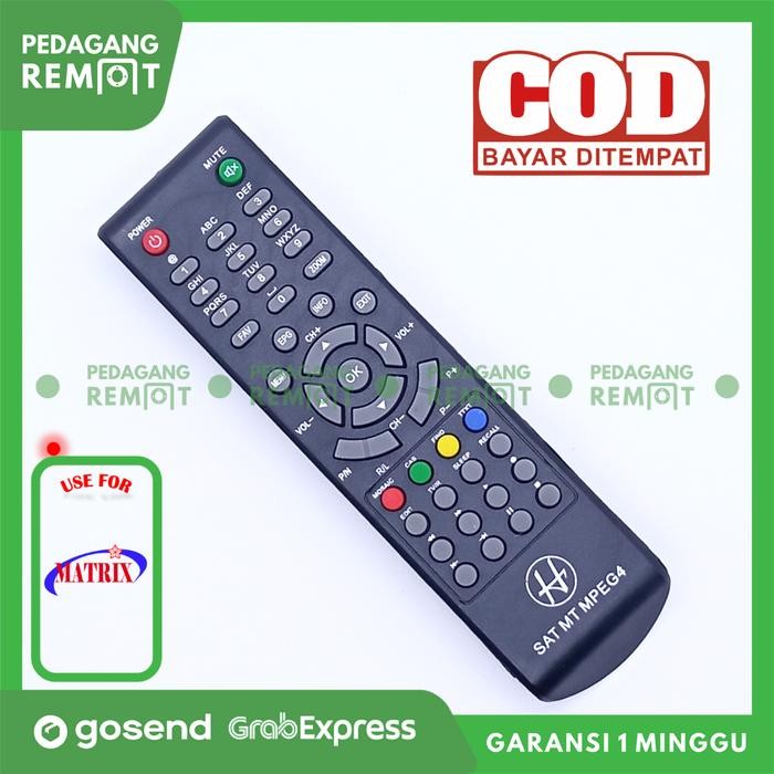 RB Remote Receiver TV Parabola MATRIX SINEMA / GETMECOM MPEG4/MPEG-4