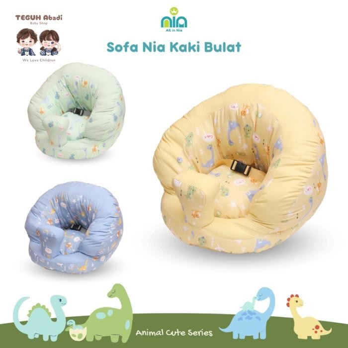 Nia Sofa Bayi Kaki Bulat / Bantal Sofa Duduk / Sofa Santai Bayi