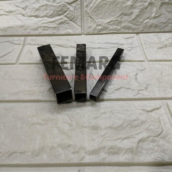 HOLLOW STAINLESS 40X40mm FEMARG SUS 201 MIRROR GOLD ROSE GOLD BLACK