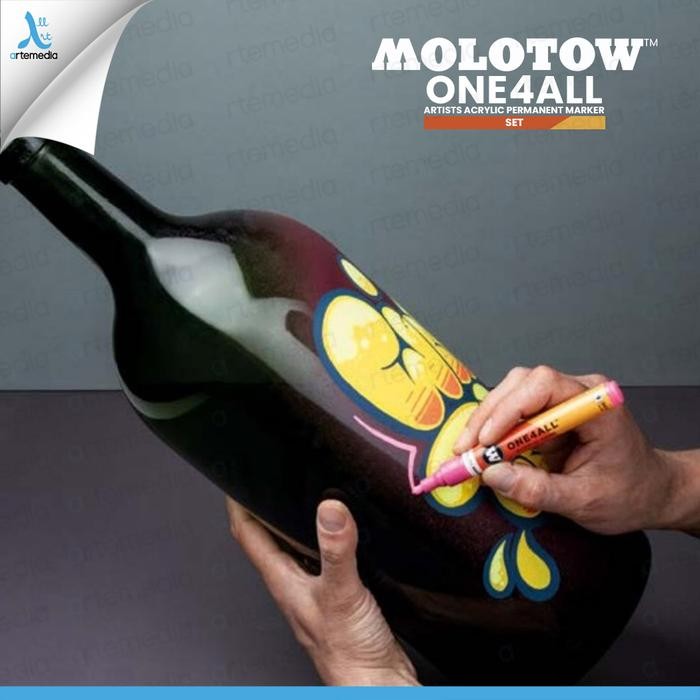 

Molotow One4All Acrylic Paint Marker Set Spidol Permanen Warna