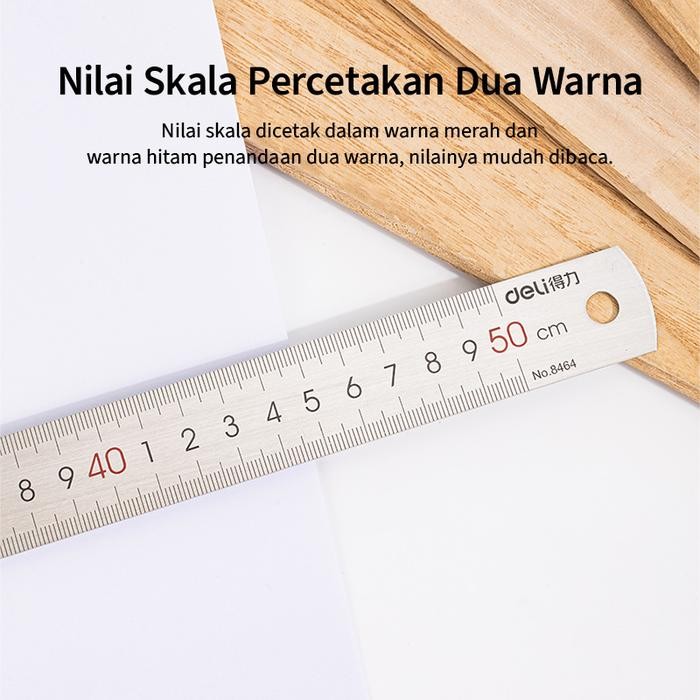 

Deli 8464 Drafting/Penggaris-Steel 50cm
