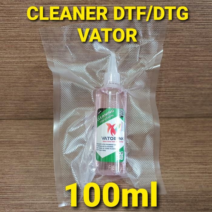 

CLEANER PRINTER DTF DTG VATOR 100ml Premium Cleaning Solution