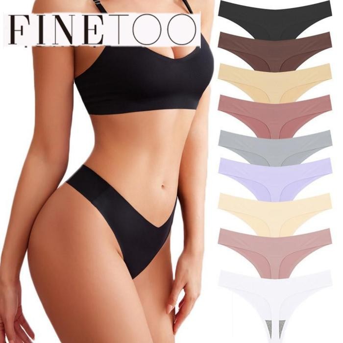 FINETOO FT130 Celana Dalam Wanita Tanpa Jahitan Seamless Thong Women