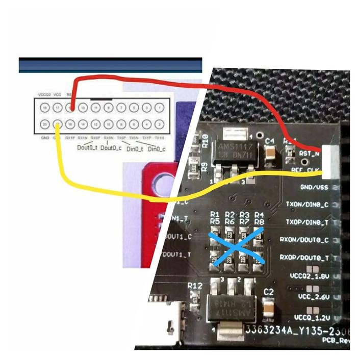 BGA SOLDERING UFS 153 DGN EXTERNAL POWER VCC 2.6V VCCQ2 1.8V VCCQ 1.2