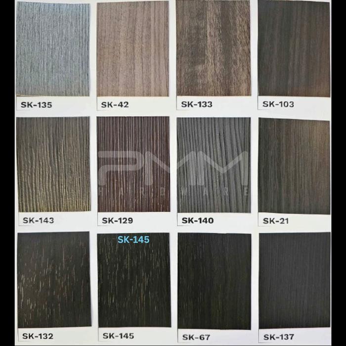 PVC SHEET TEBAL 0,3 WARNA URAT KAYU TUA TACO SHEET DECO HUBEN SHEET