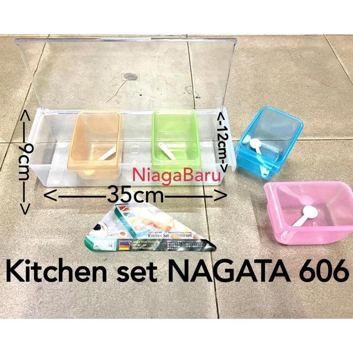 Tempat Bumbu Dapur Kitchen Set Nagata 606