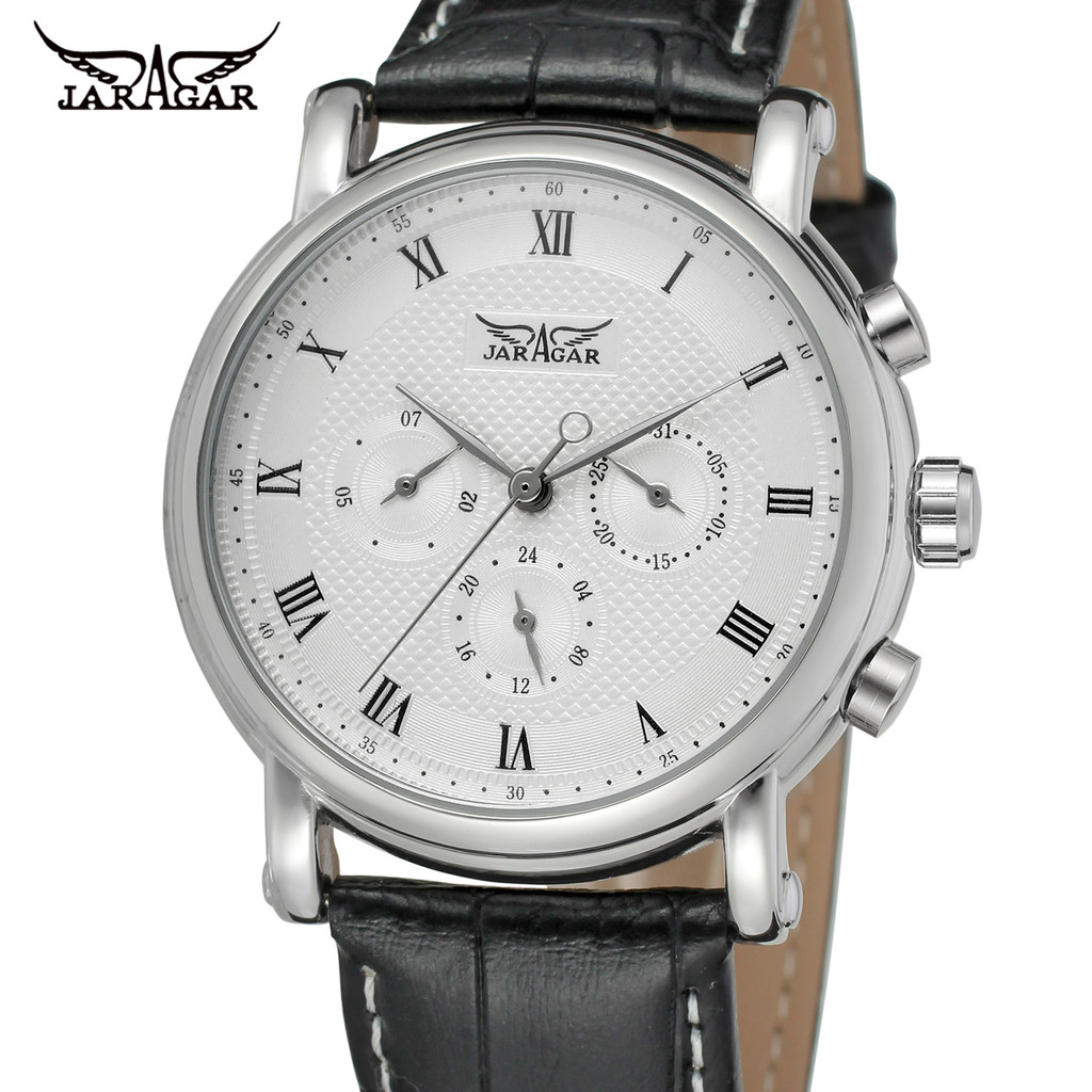 Fashion Jaragar Top Brand Luxury Automatic Mechanical Self-wind 24