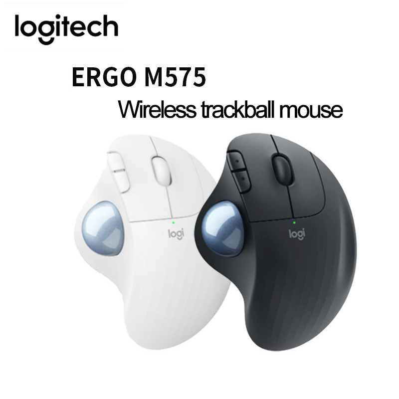 Logitech ERGO M575 MX ERGO Wireless Trackball Ergonomic Mouse 5