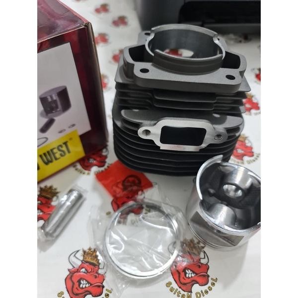 #####] 070 cylinder block assy Blok boring komplit mesin chainsaw senso sinso kecil 070 newwest