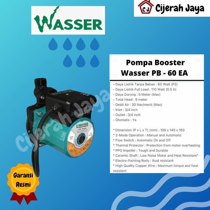 ```````] Pompa Booster Wasser PB 60 EA (PB 60EA)