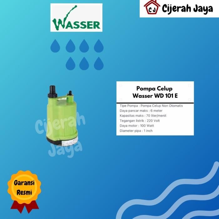 Silahkan Order] WASSER Pompa Celup WD 101 E Pompa Celup 100Watt / WASSER WD80E 80 WATT