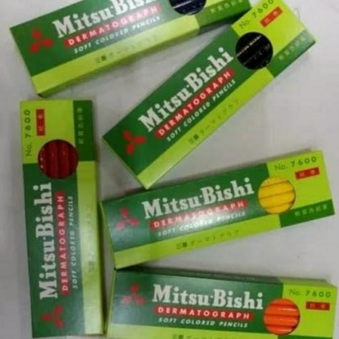 

FLASH SALE PENSIL KACA MITSUBISHI DERMATOGRAPH NO 7600 (1 PCS) - HITAM