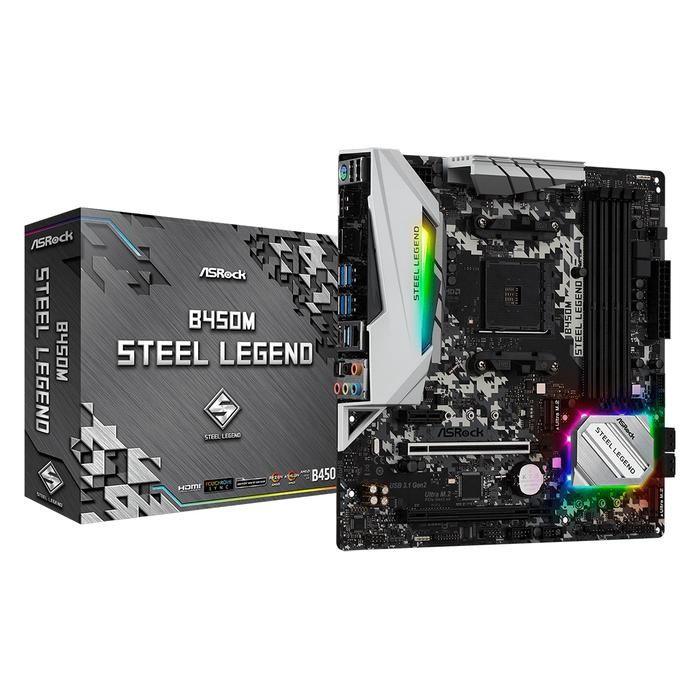 Motherboard ASROCK B450M STEEL LEGEND AMD