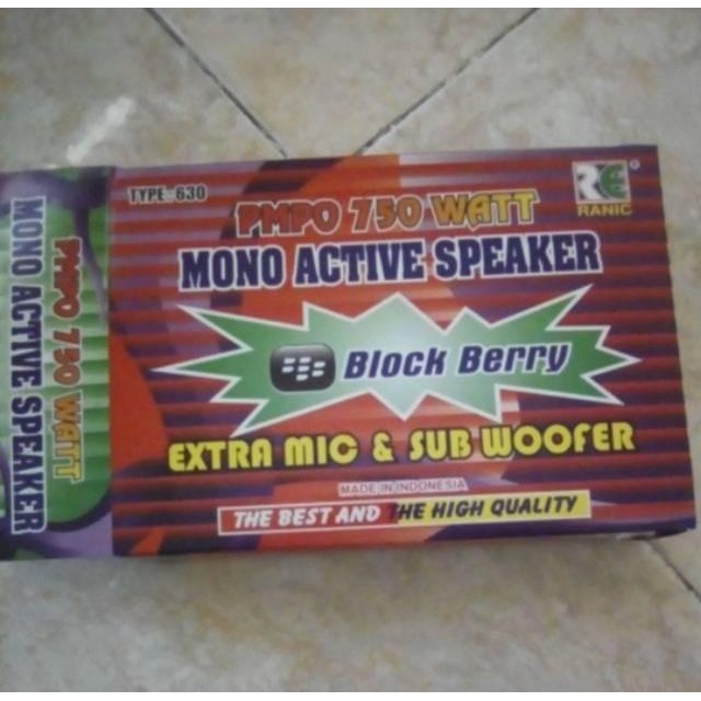 [Allthebest] Kit Power Amplifier Speaker Aktif Mono 750W PMPO type 630