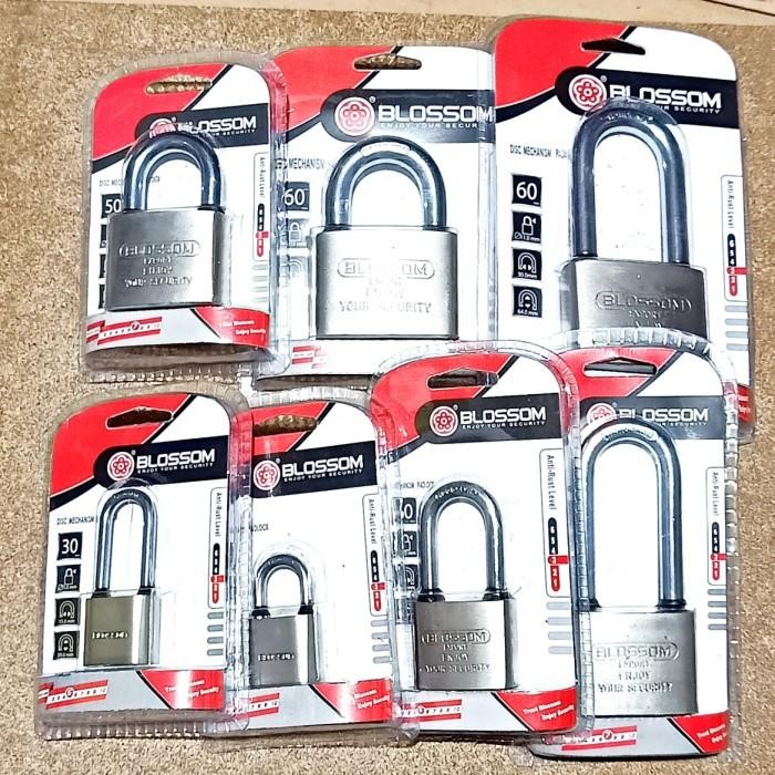 [Allthebest] Blossom Gembok Baja Anti Maling Gembok Blossom LS32